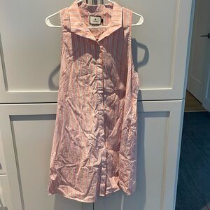 Classic Tuckernut striped sleeveless sundress XL